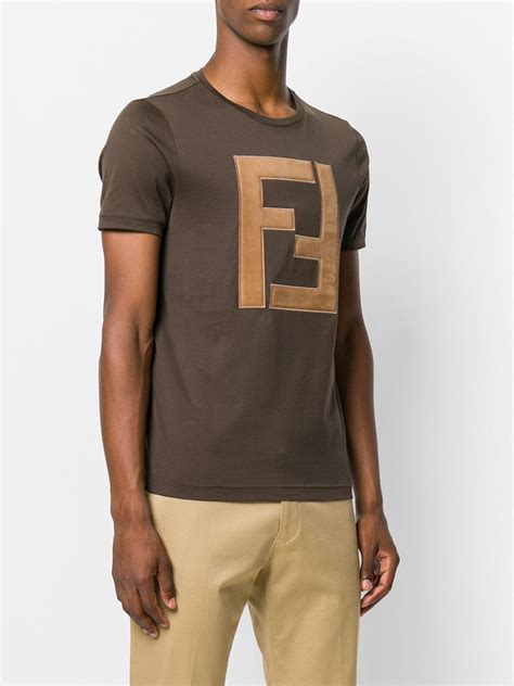 fendi shirt mens cheap|fendi oversized t shirt.